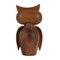 Hello Honey Acacia Wood Owl Shaped Salt and Pepper Mill, Natural and Black Finish